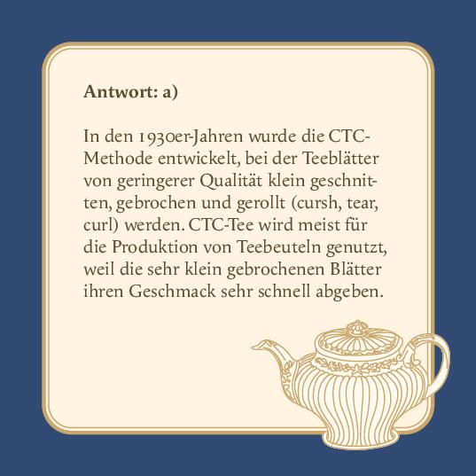 Beispielinhalt (Bild) Das Tee-Quiz