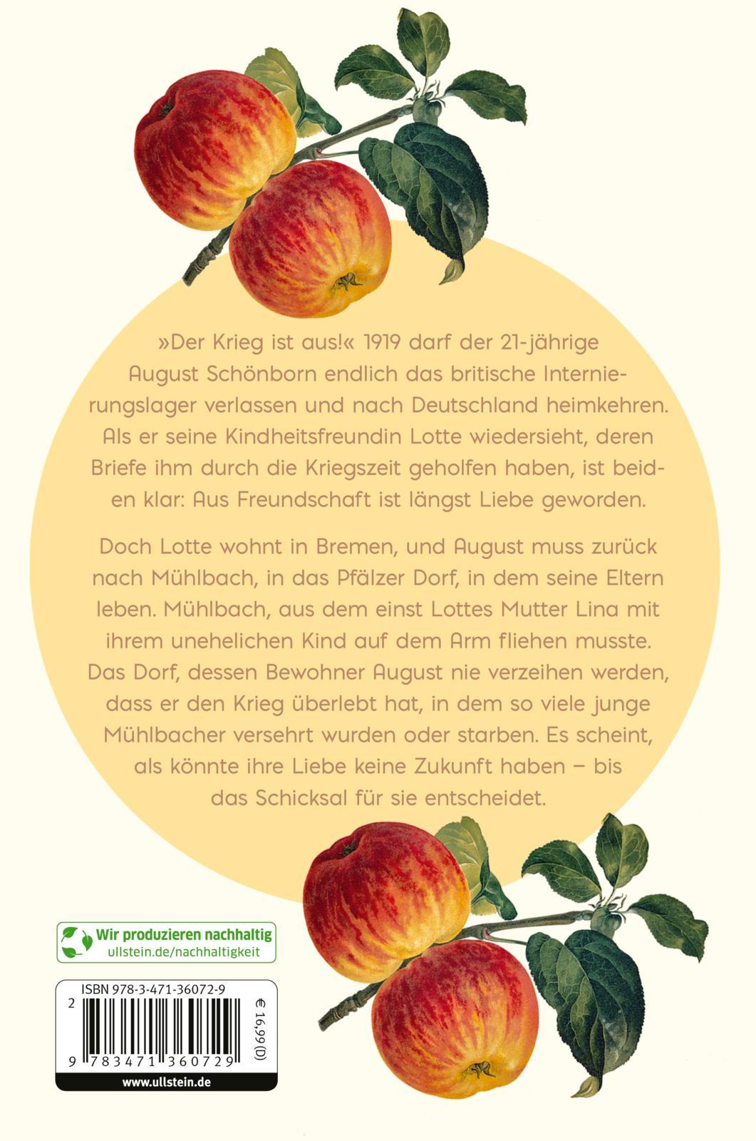 Rückseitencover Für immer, dein August
