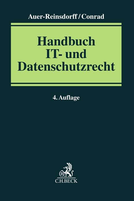 Vorderes Coverbild Handbuch IT- und Datenschutzrecht