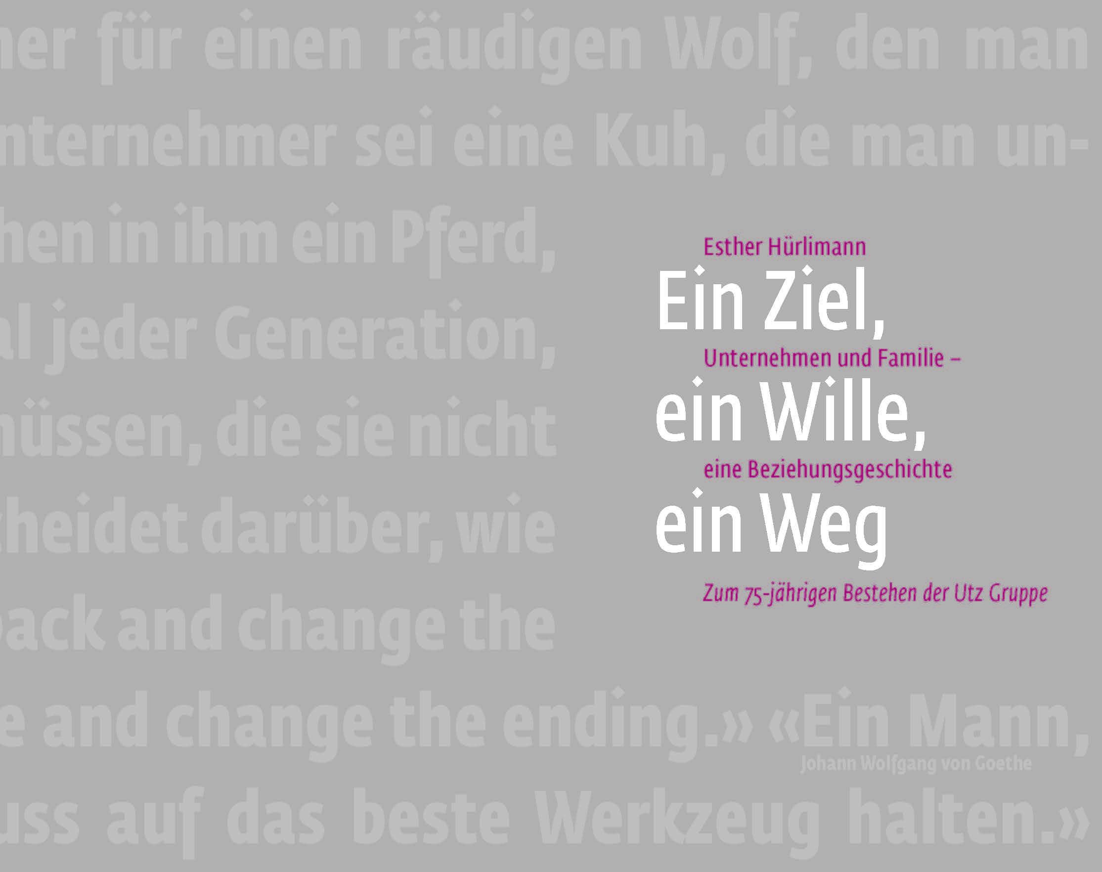 Vorderes Coverbild Ein Ziel, ein Wille, ein Weg