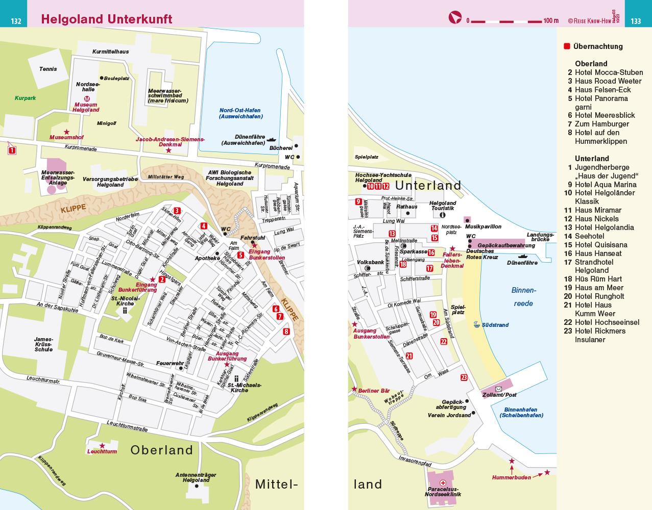 Beispielinhalt (Bild) Reise Know-How Reiseführer Helgoland