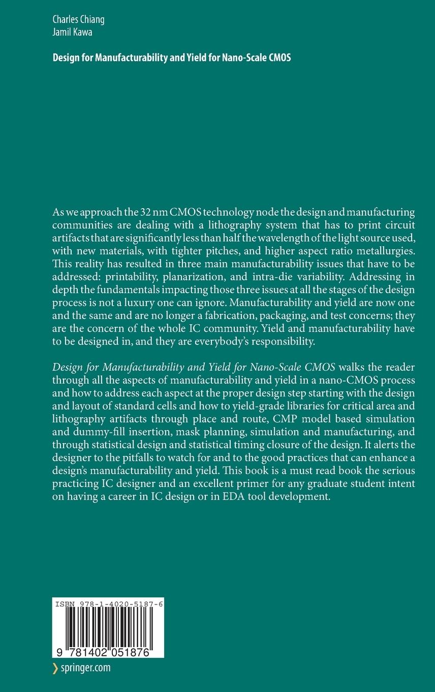 Rückseitencover Design for Manufacturability and Yield for Nano-Scale CMOS