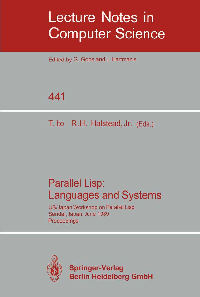 Vorderes Coverbild Parallel Lisp: Languages and Systems