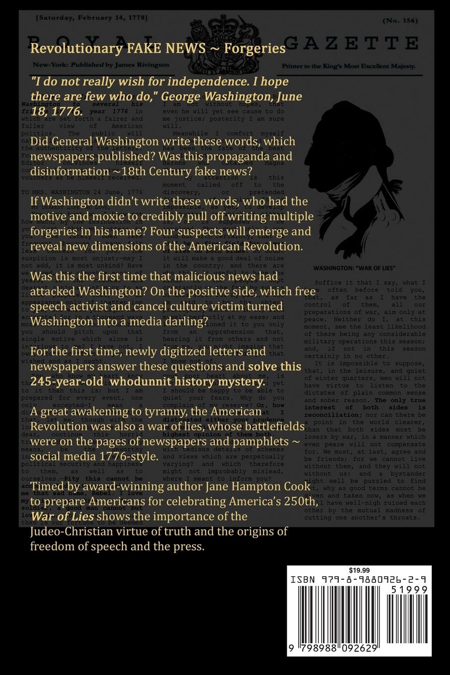 Rückseitencover War of Lies