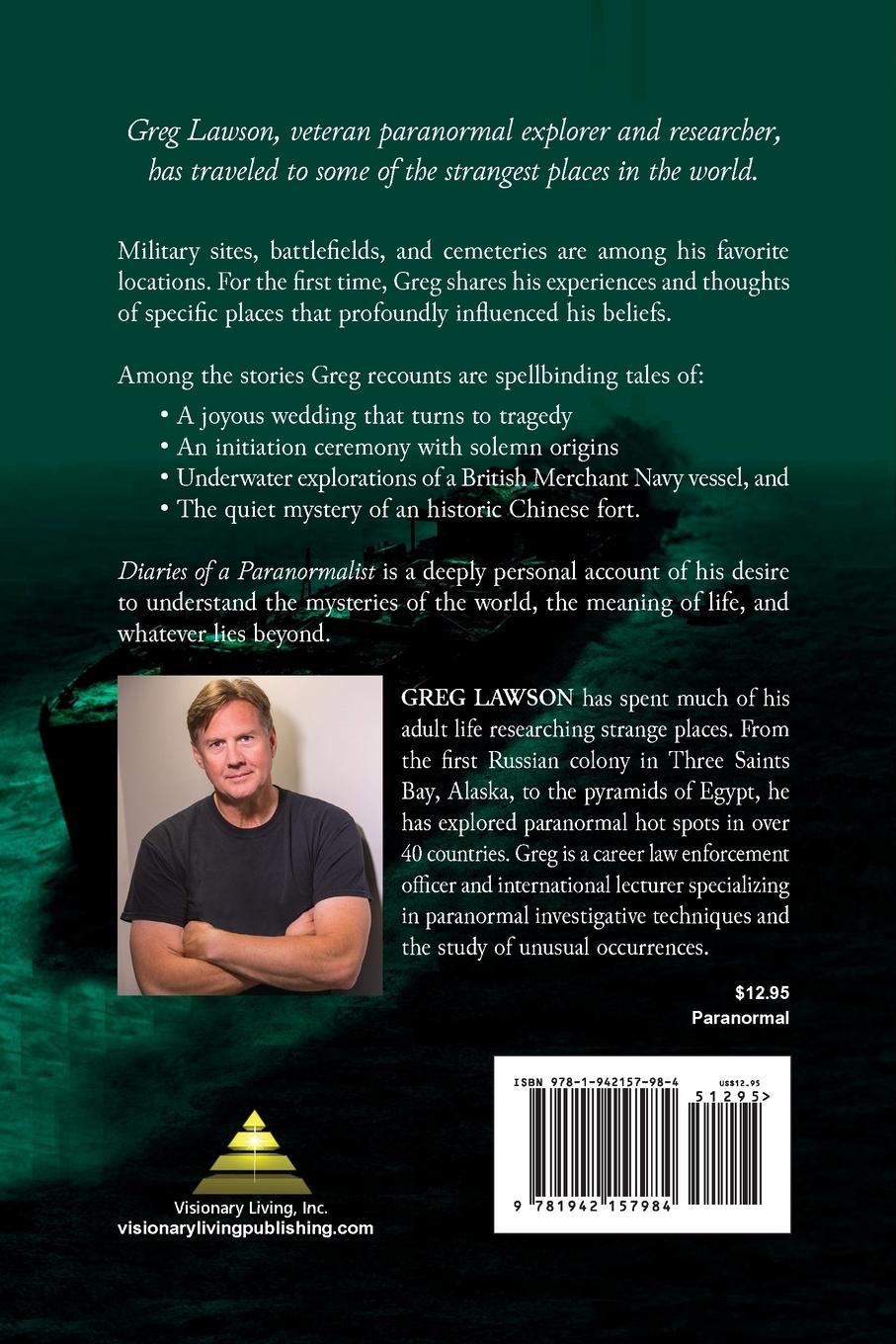 Rückseitencover Diaries Of A Paranormalist