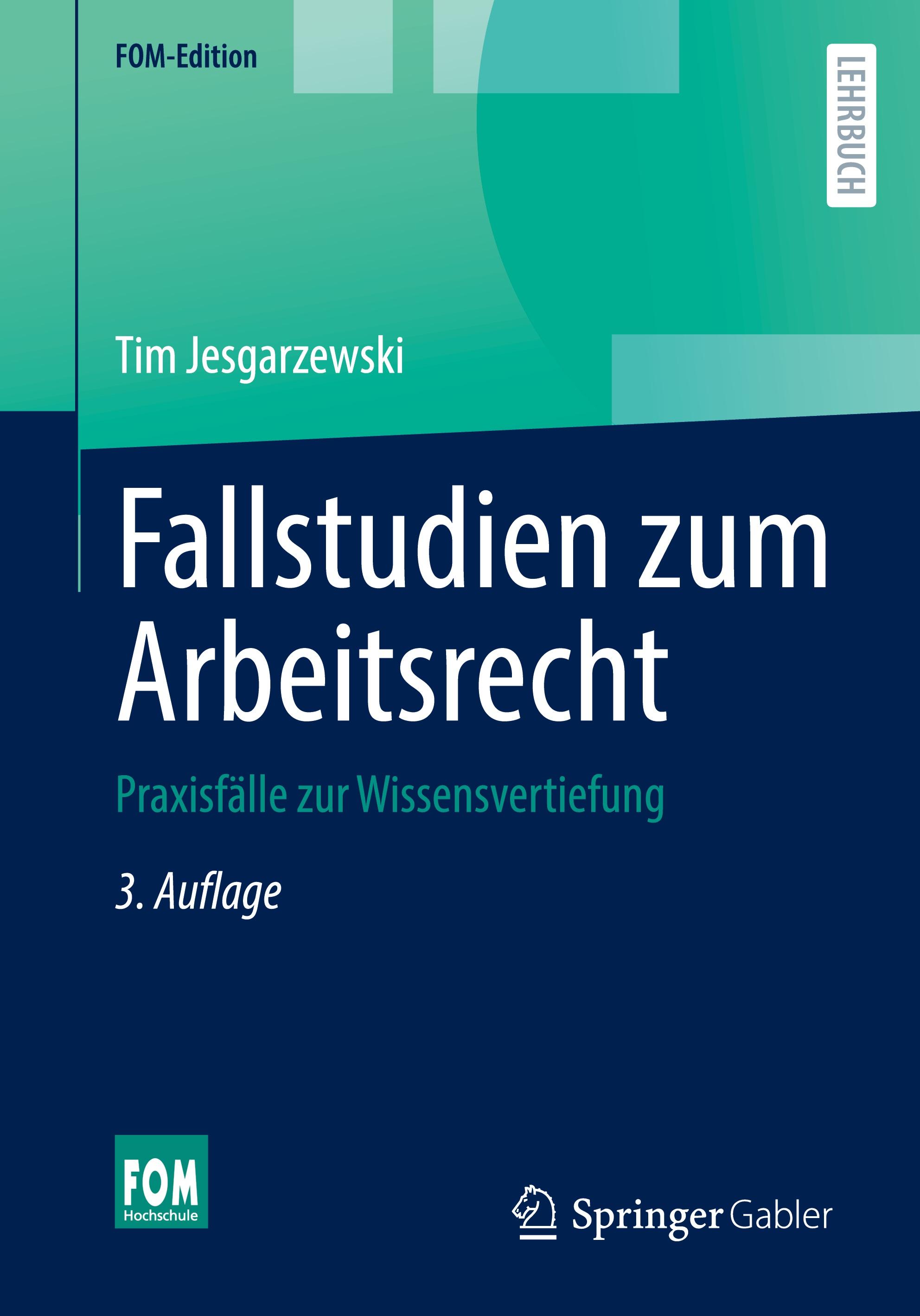 Vorderes Coverbild Fallstudien zum Arbeitsrecht