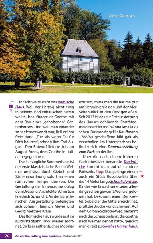 Beispielinhalt (Bild) Weimar - Der Stadtführer