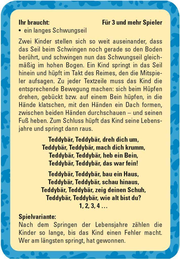 Beispielinhalt (Bild) 50 Spiele für den Schulhof