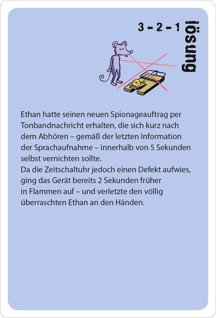 Beispielinhalt (Bild) black stories Junior Top Secret!