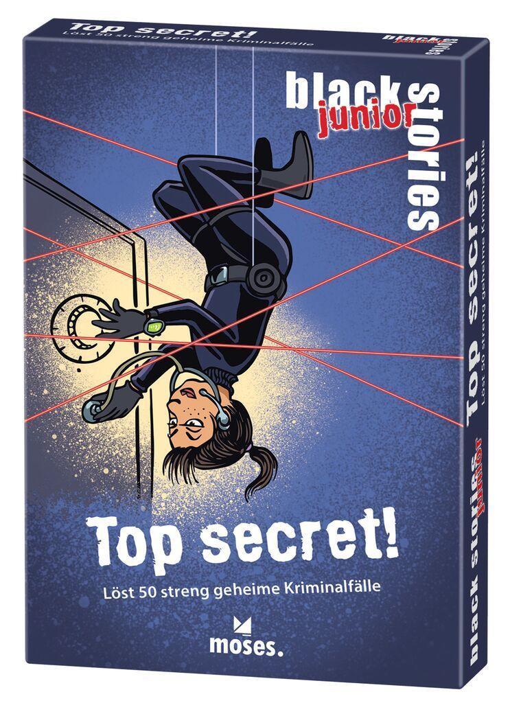 Vorderes Coverbild black stories Junior Top Secret!