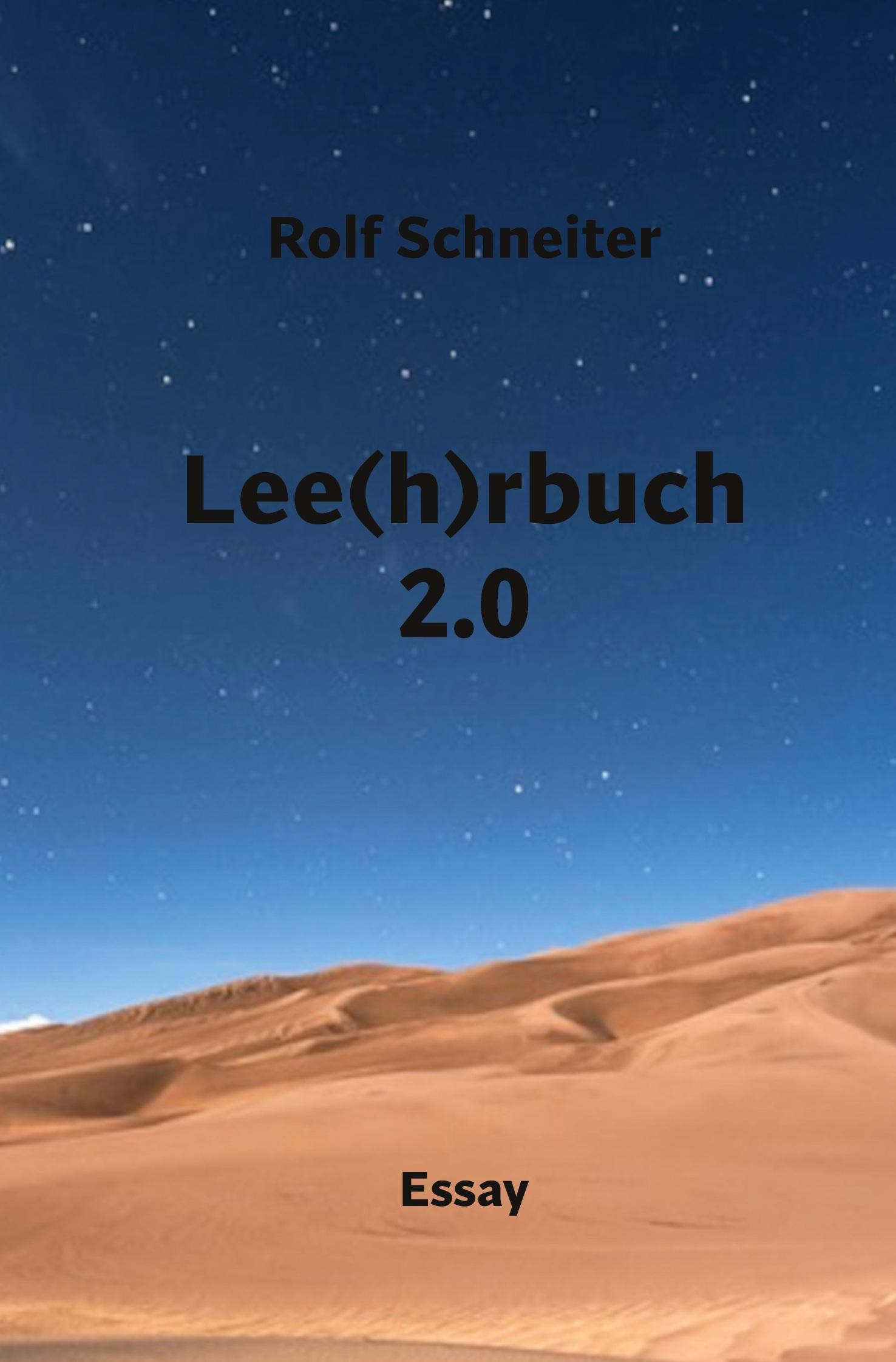 Vorderes Coverbild Lee(h)rbuch 2.0