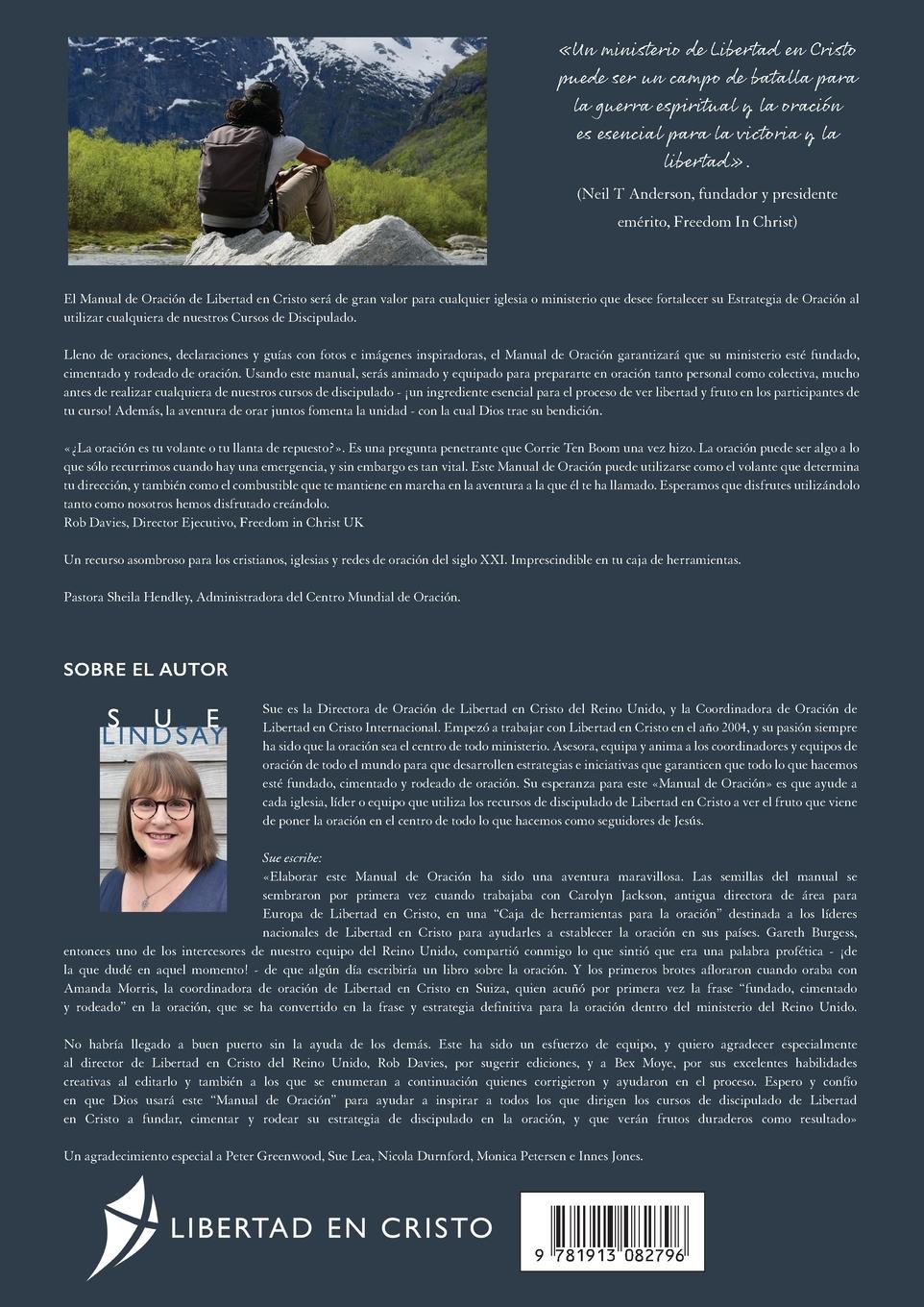 Rückseitencover MANUAL DE ORACIÓN