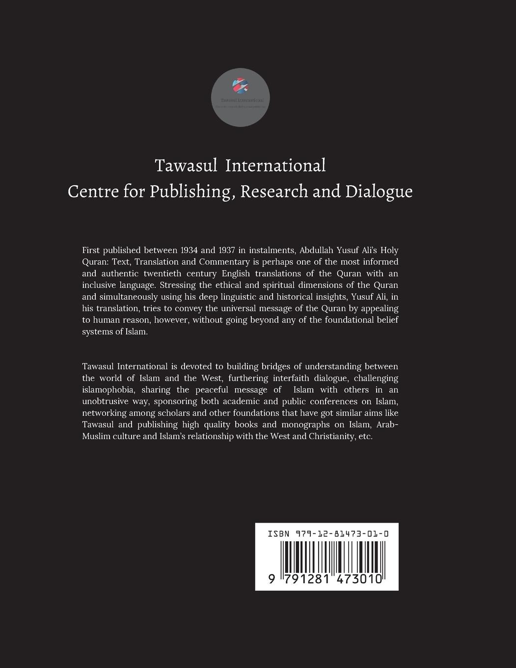 Rückseitencover The Meaning of the Holy Quran