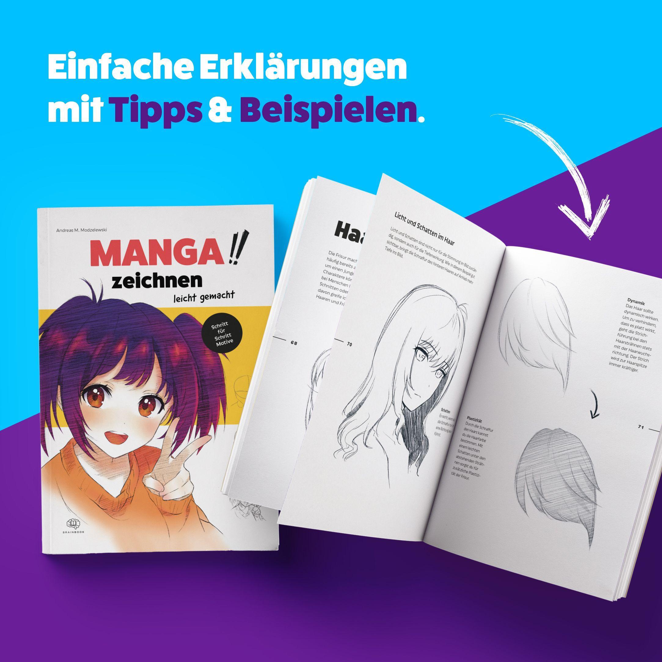 Beispielinhalt (Bild) Manga zeichnen leicht gemacht