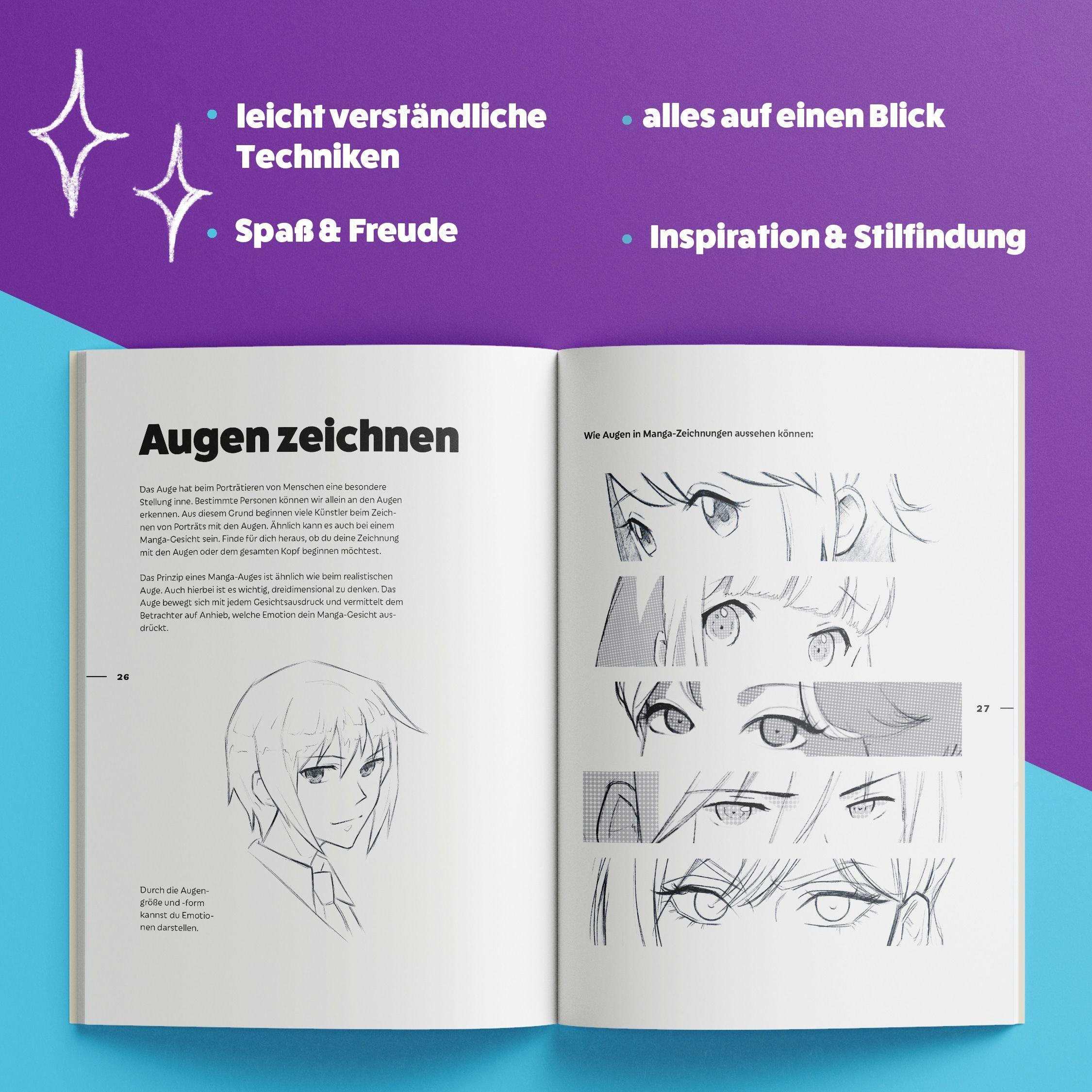 Beispielinhalt (Bild) Manga zeichnen leicht gemacht