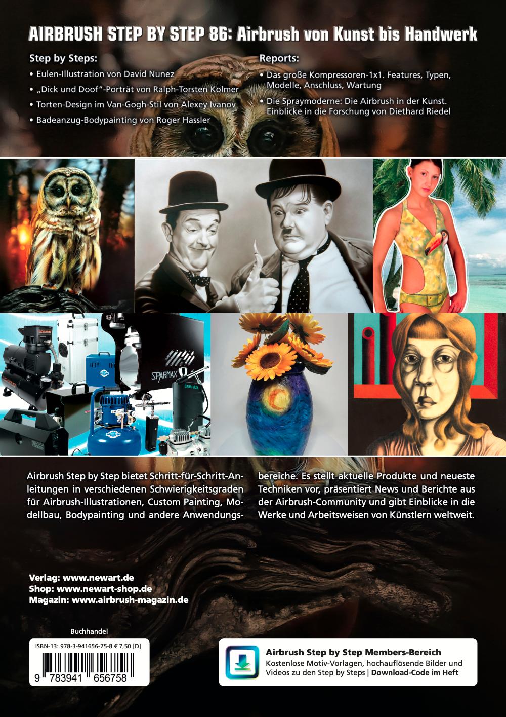 Rückseitencover Airbrush Step by Step 86