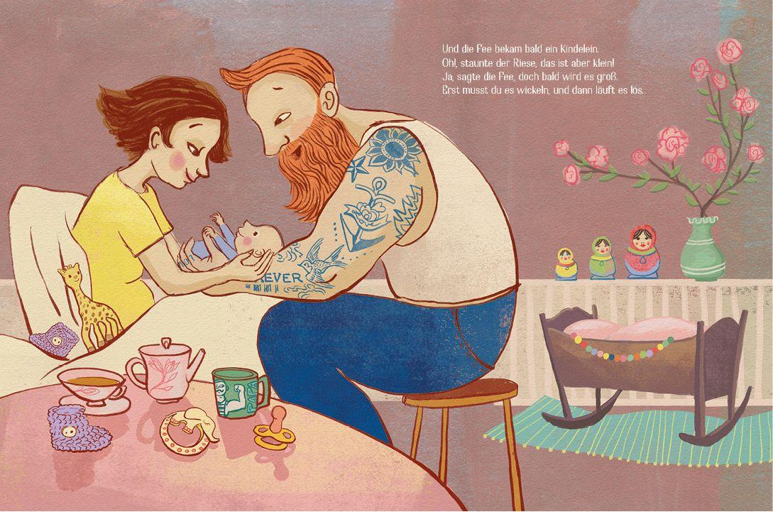 Beispielinhalt (Bild) Der Riese und das Feenkind