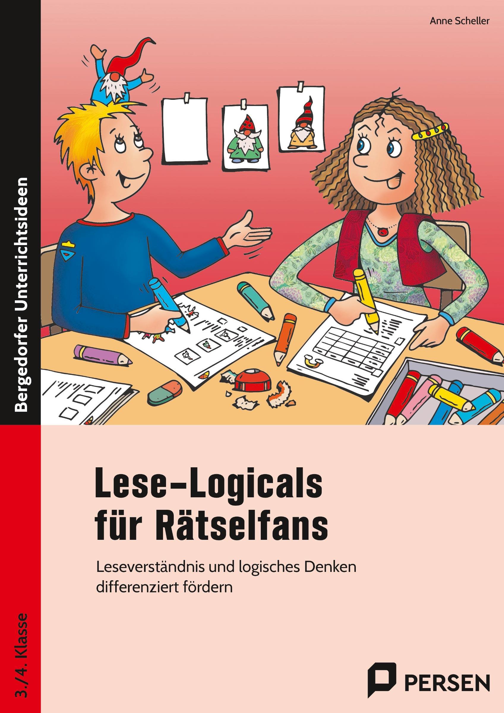 Vorderes Coverbild Lese-Logicals für Rätselfans - 3./4. Klasse