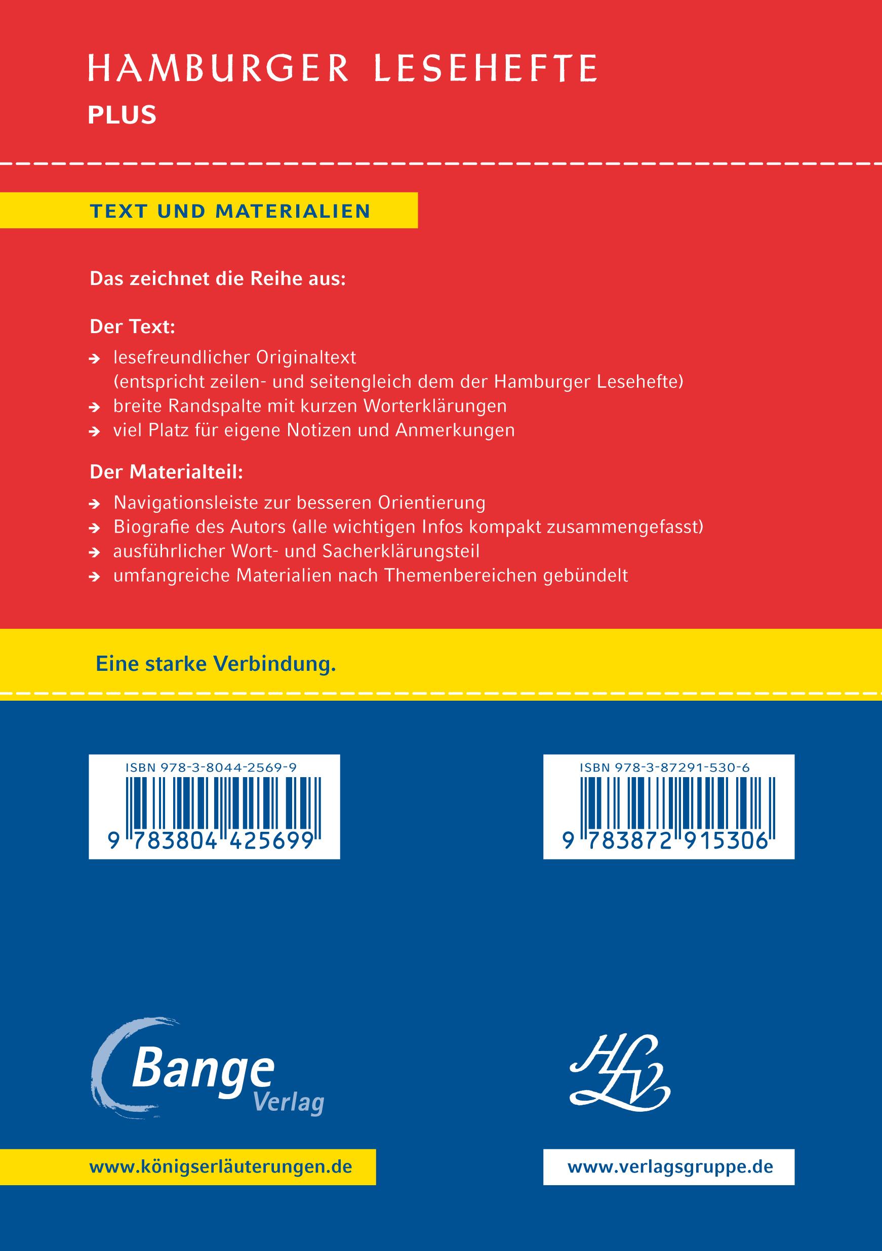 Rückseitencover Der zerbrochne Krug (Textausgabe mit Variant)