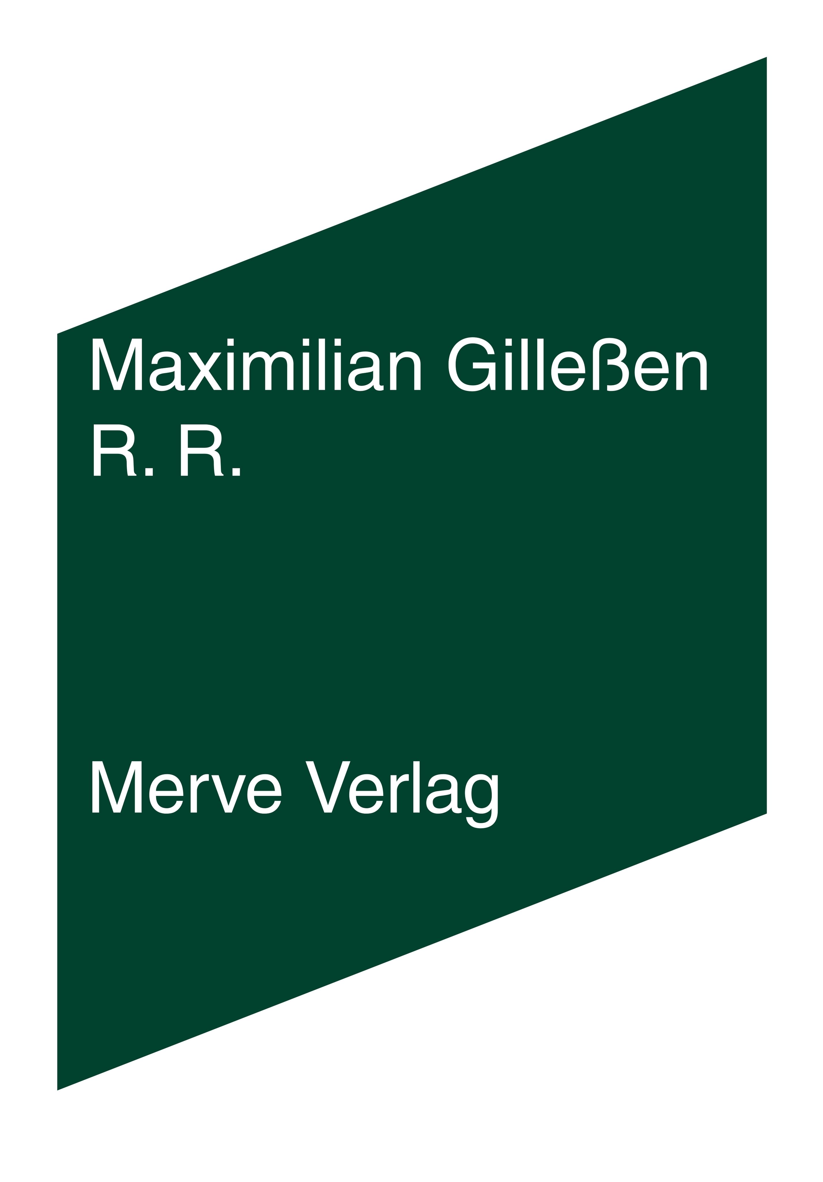 Vorderes Coverbild R. R.