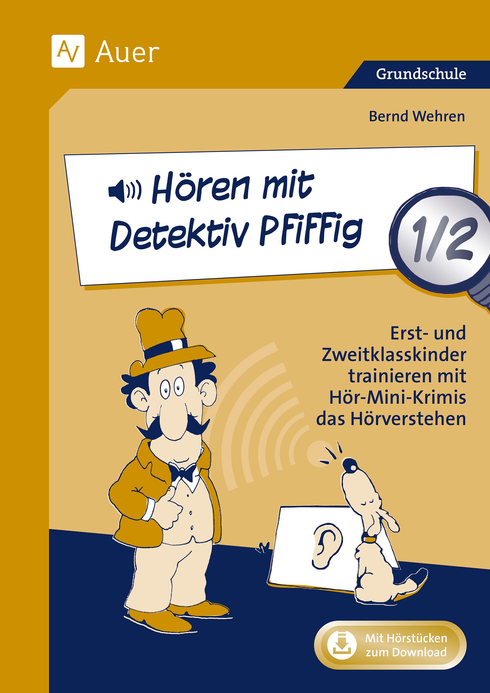 Vorderes Coverbild Hören mit Detektiv Pfiffig 1/2