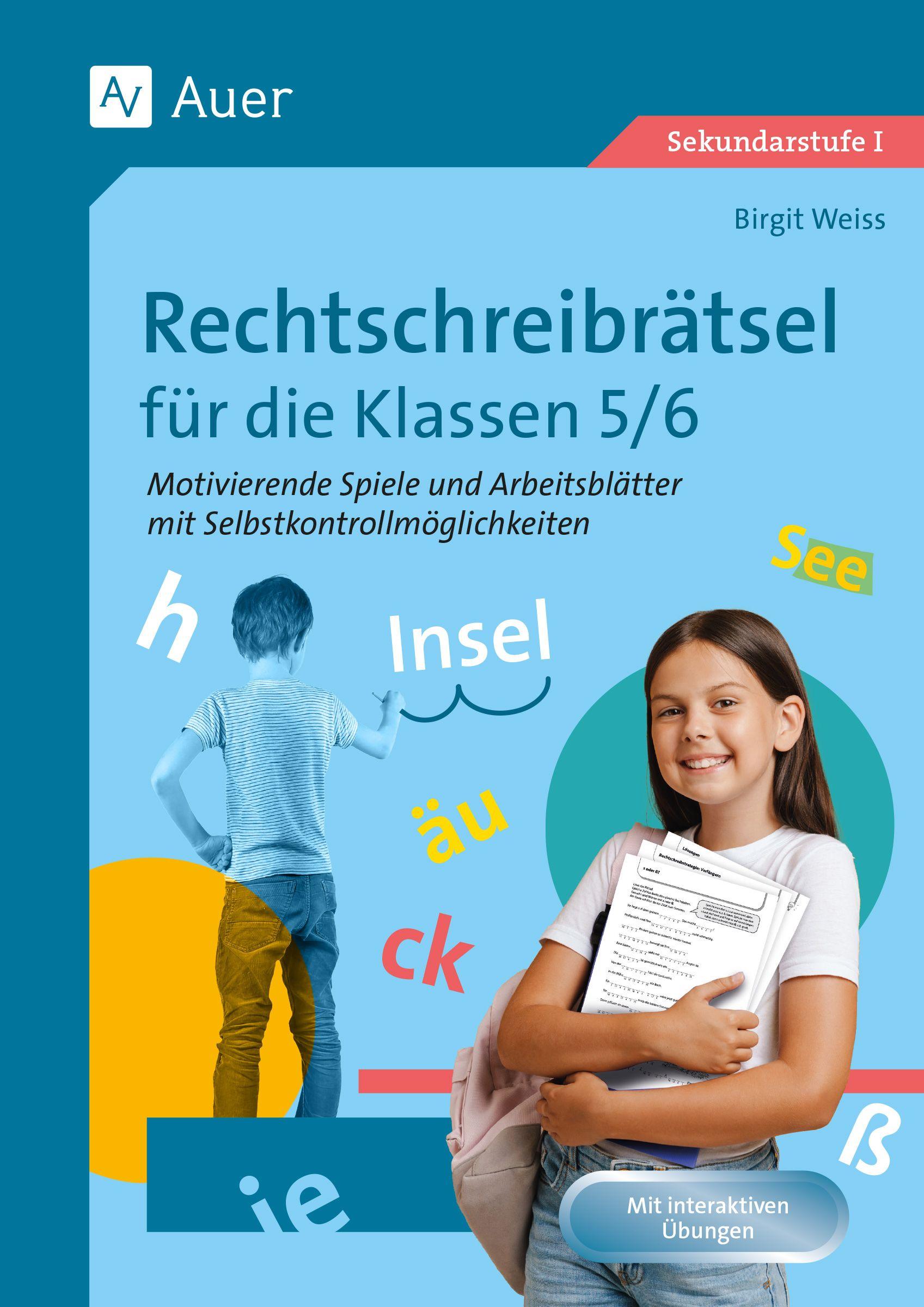 Vorderes Coverbild Rechtschreibrätsel für die Klassen 5-6