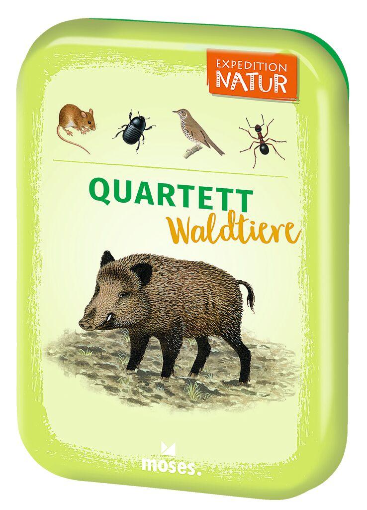 Vorderes Coverbild Expedition Natur Quartett Waldtiere
