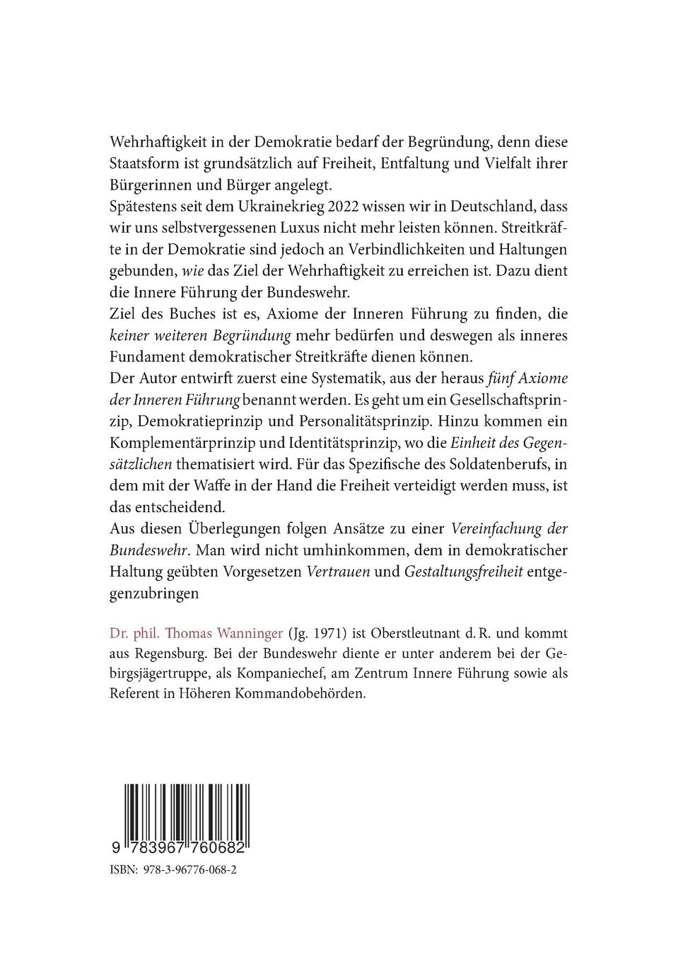 Rückseitencover Kritik der Inneren Führung