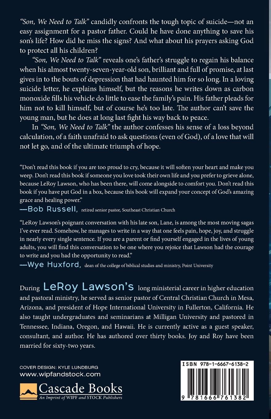 Rückseitencover Son, We Need to Talk