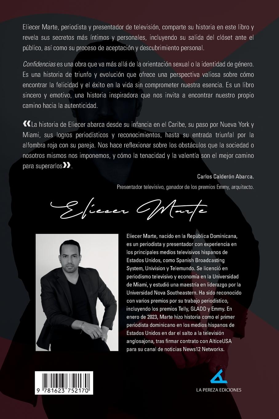 Rückseitencover CONFIDENCIAS