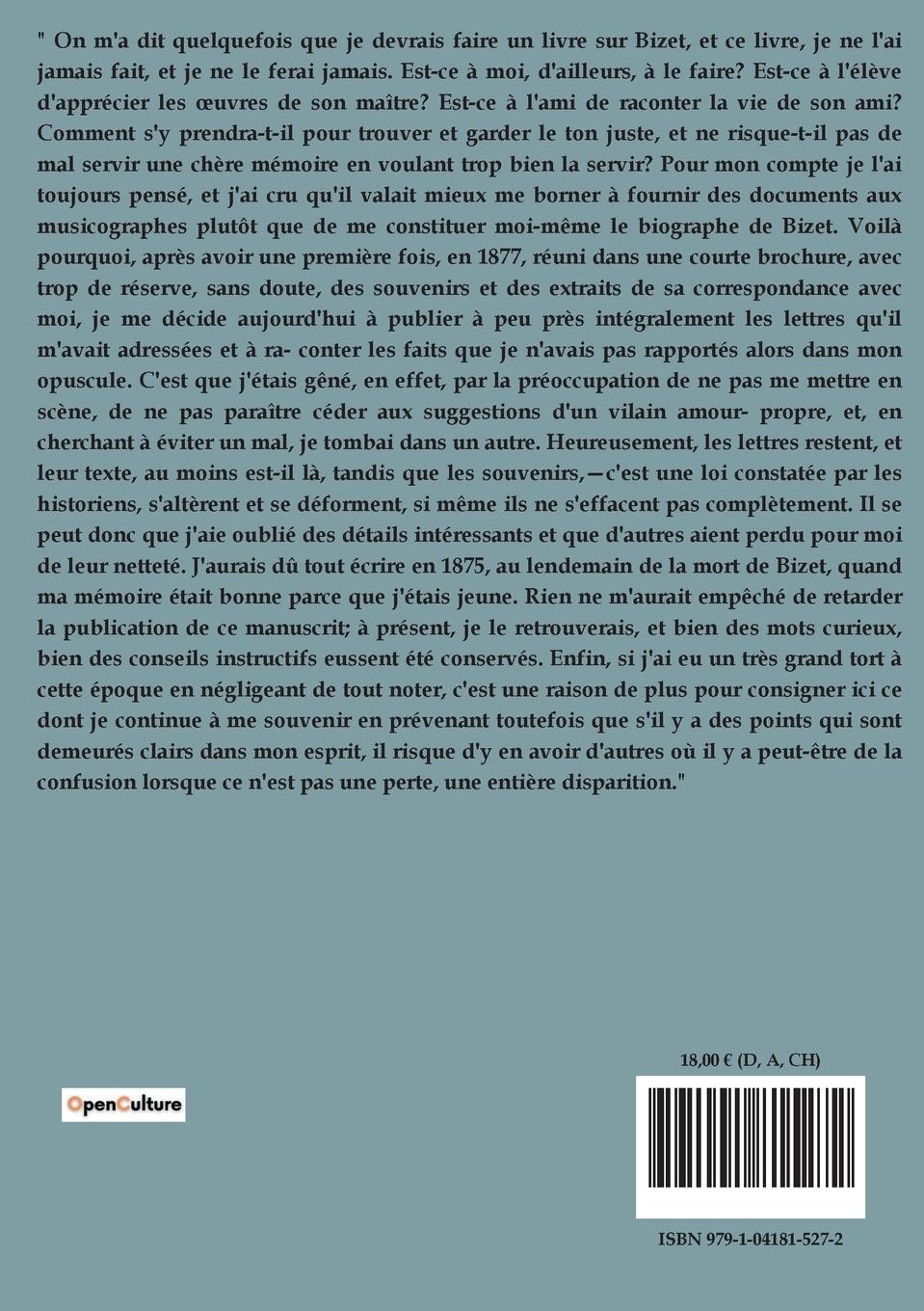 Rückseitencover Lettres à un ami