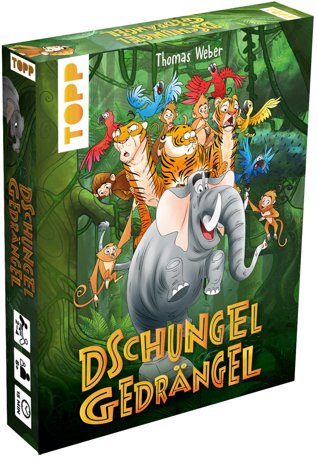 Vorderes Coverbild Dschungelgedrängel - Das Kartenspiel für tierischen Tumult