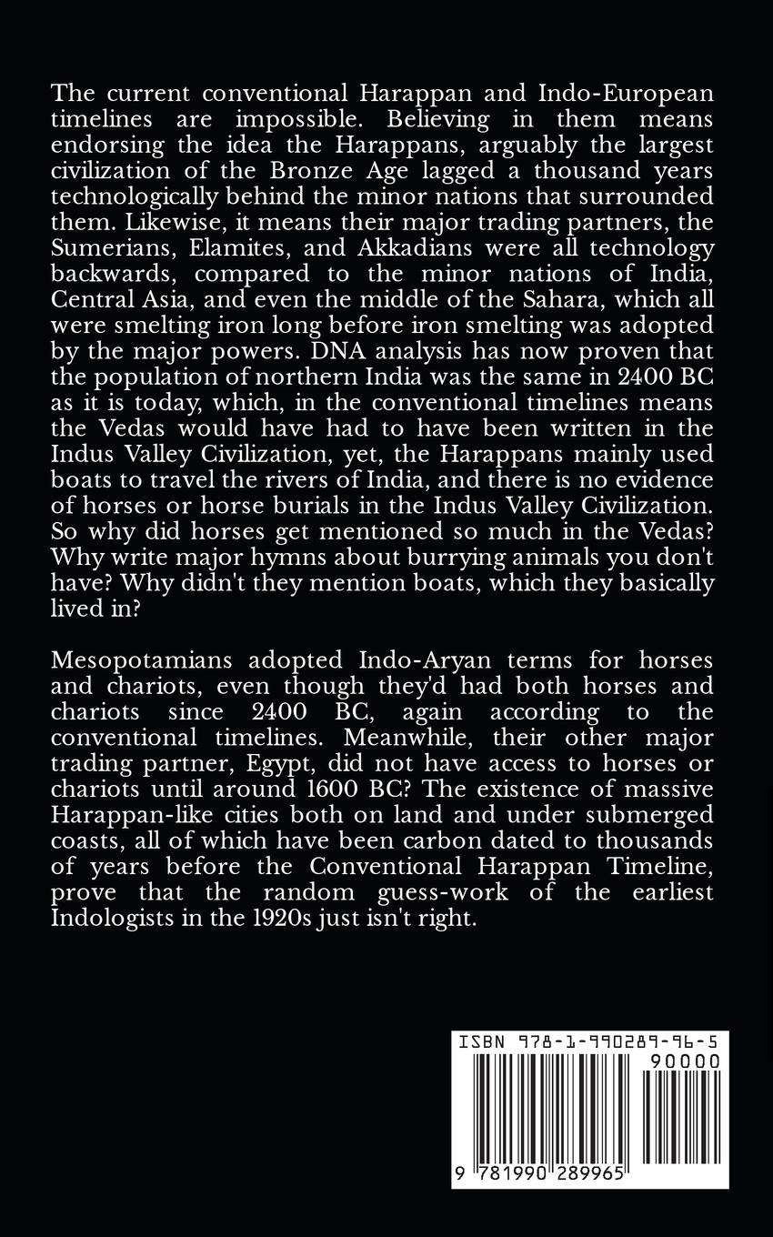 Rückseitencover Broken Timelines Book 3 - The Indo-Europeans and Harappans