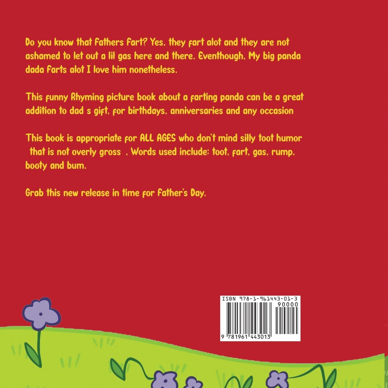 Rückseitencover Farting Panda Pappa