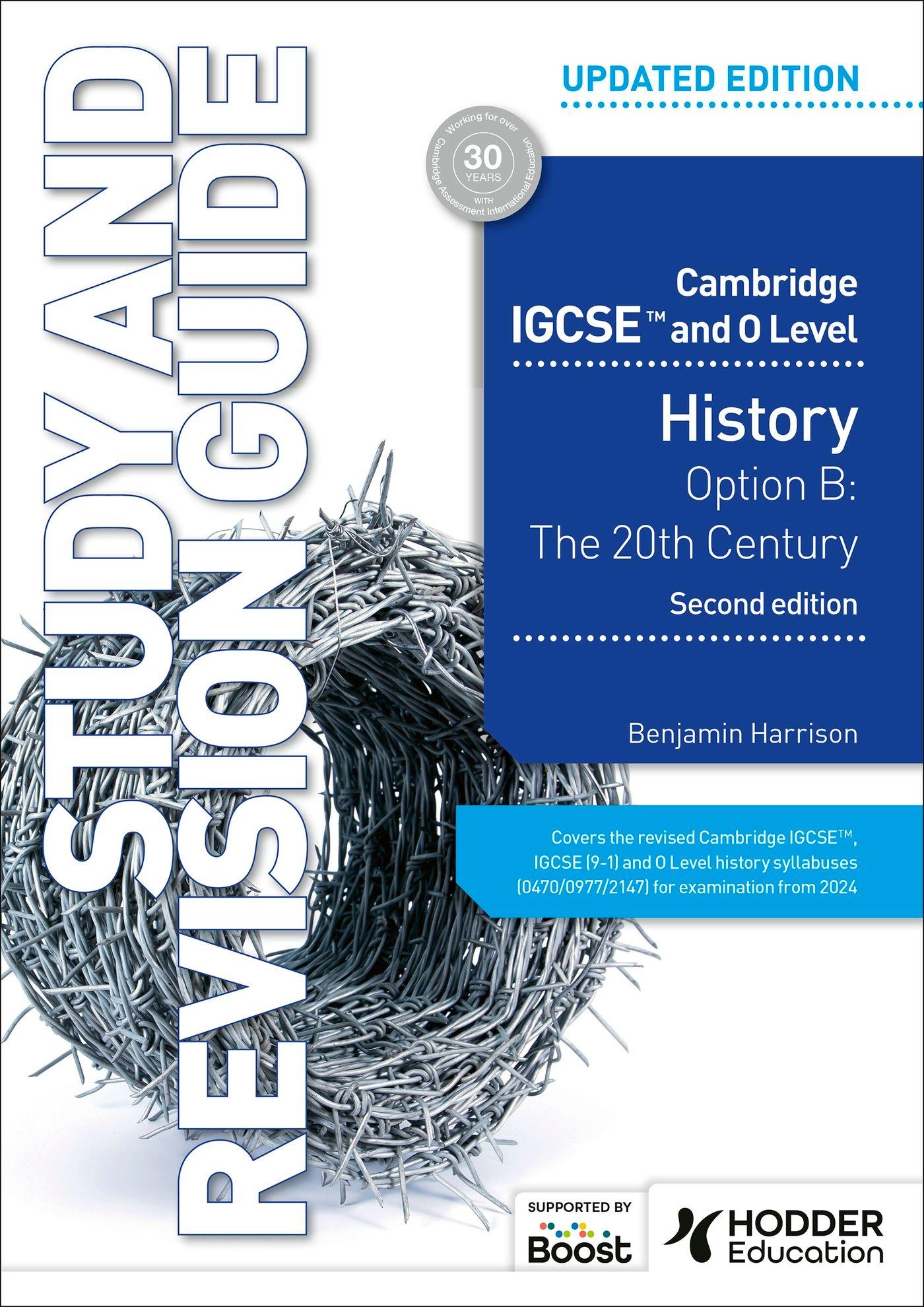 Vorderes Coverbild Cambridge IGCSE and O Level History Study and Revision Guide, Second Edition