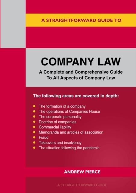 Vorderes Coverbild A Straightforward Guide to Company Law