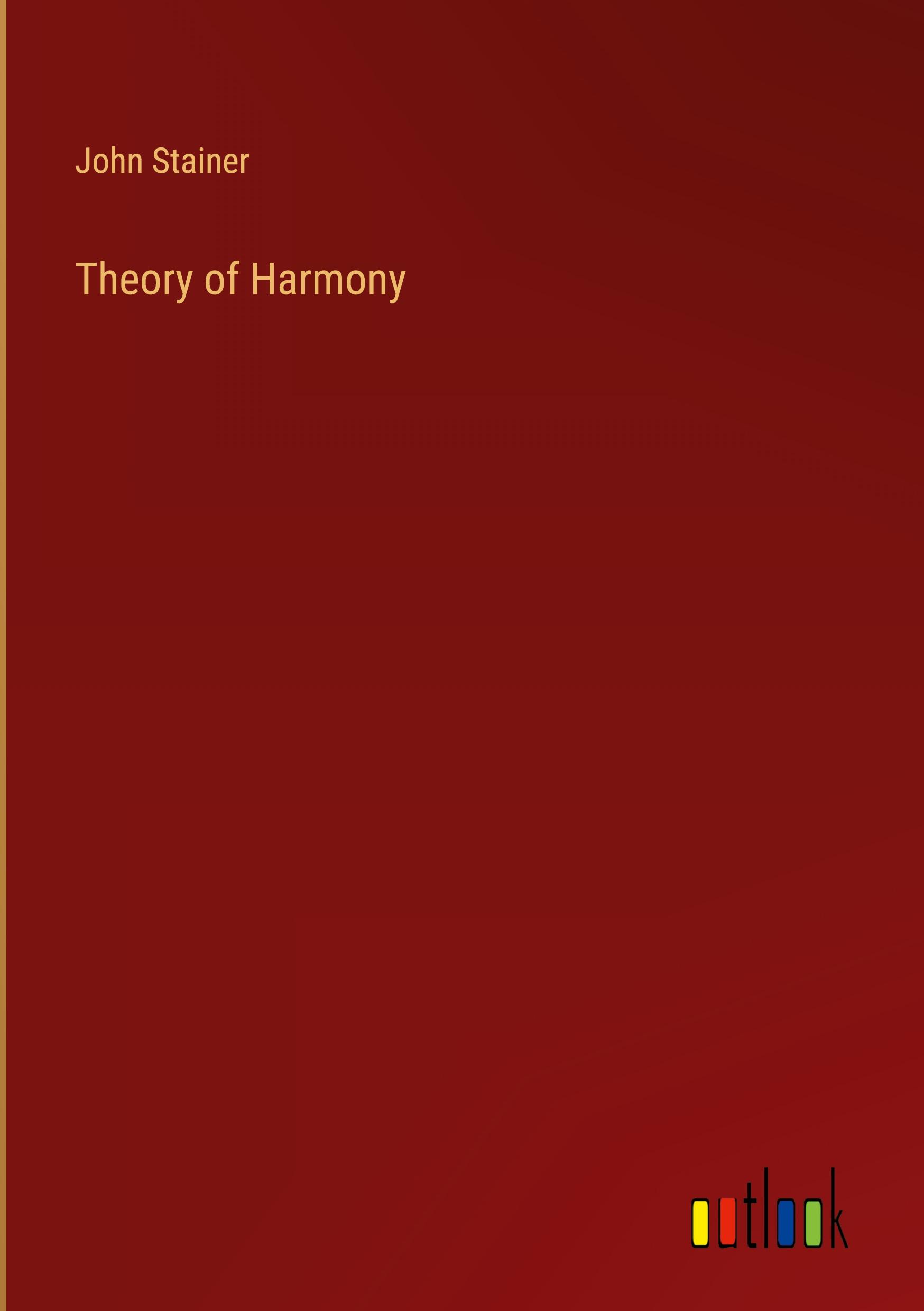 Vorderes Coverbild Theory of Harmony
