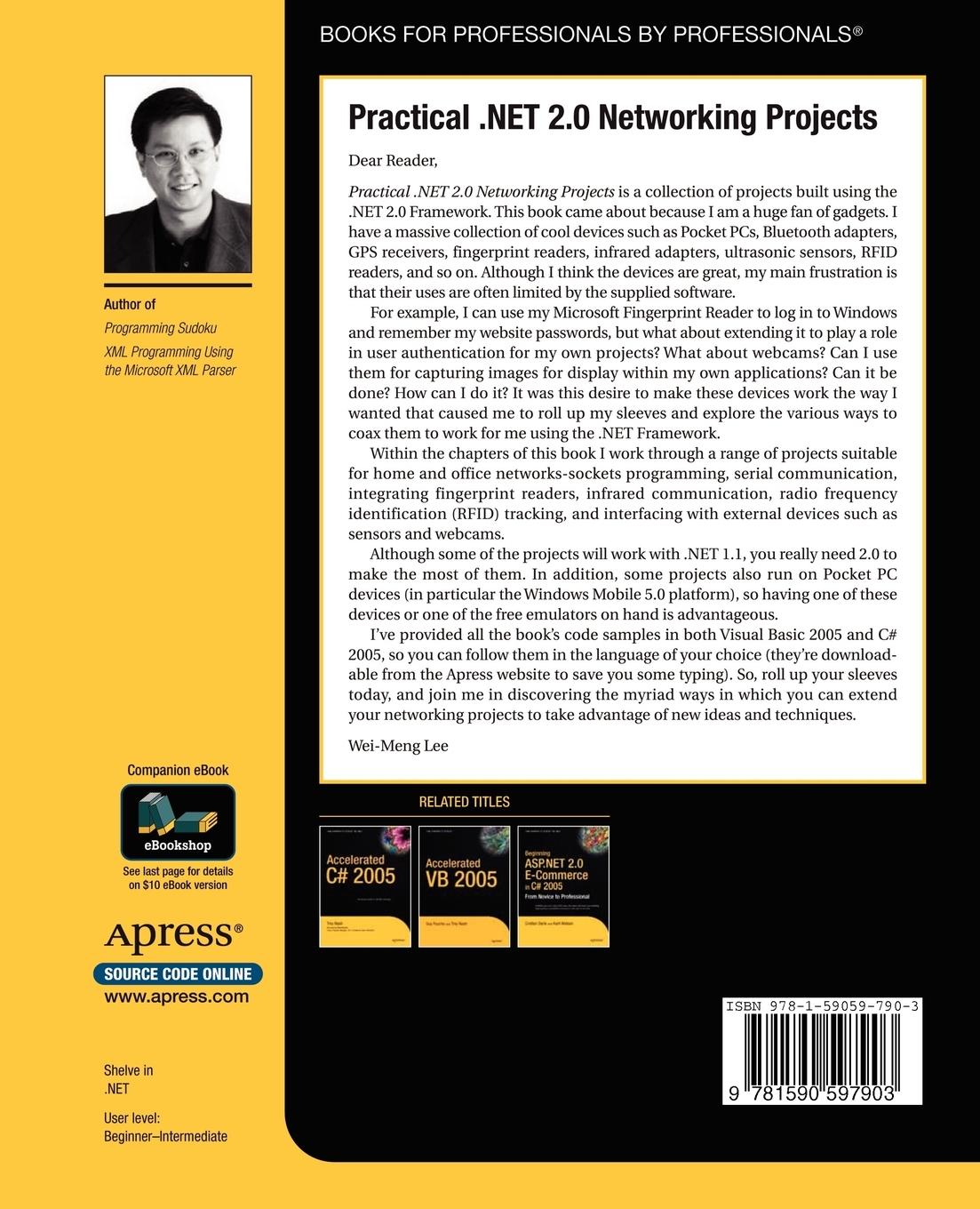Rückseitencover Practical .NET 2.0 Networking Projects