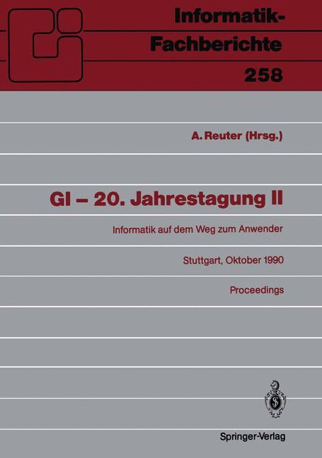 Vorderes Coverbild GI - 20. Jahrestagung II
