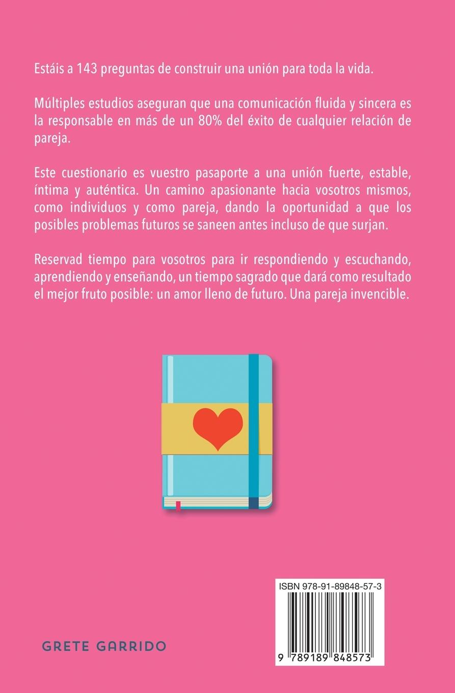 Rückseitencover 143 preguntas para conseguir una relación invencible