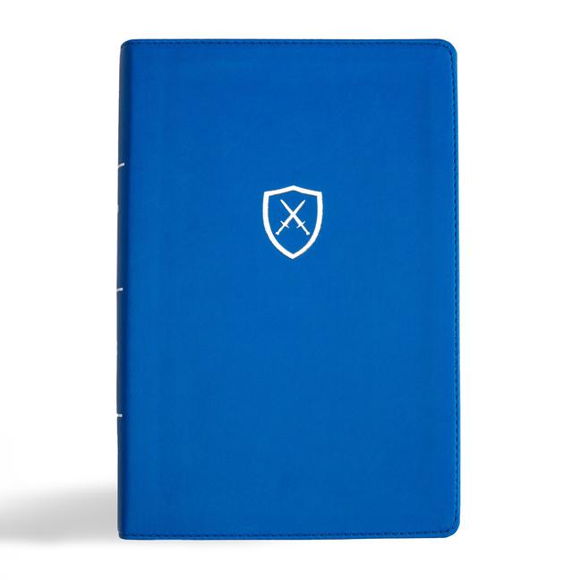 Vorderes Coverbild CSB Defend Your Faith Bible, Blue Leathertouch
