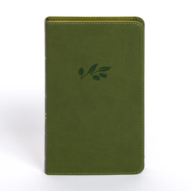 Vorderes Coverbild NASB Personal Size Bible, Olive Leathertouch
