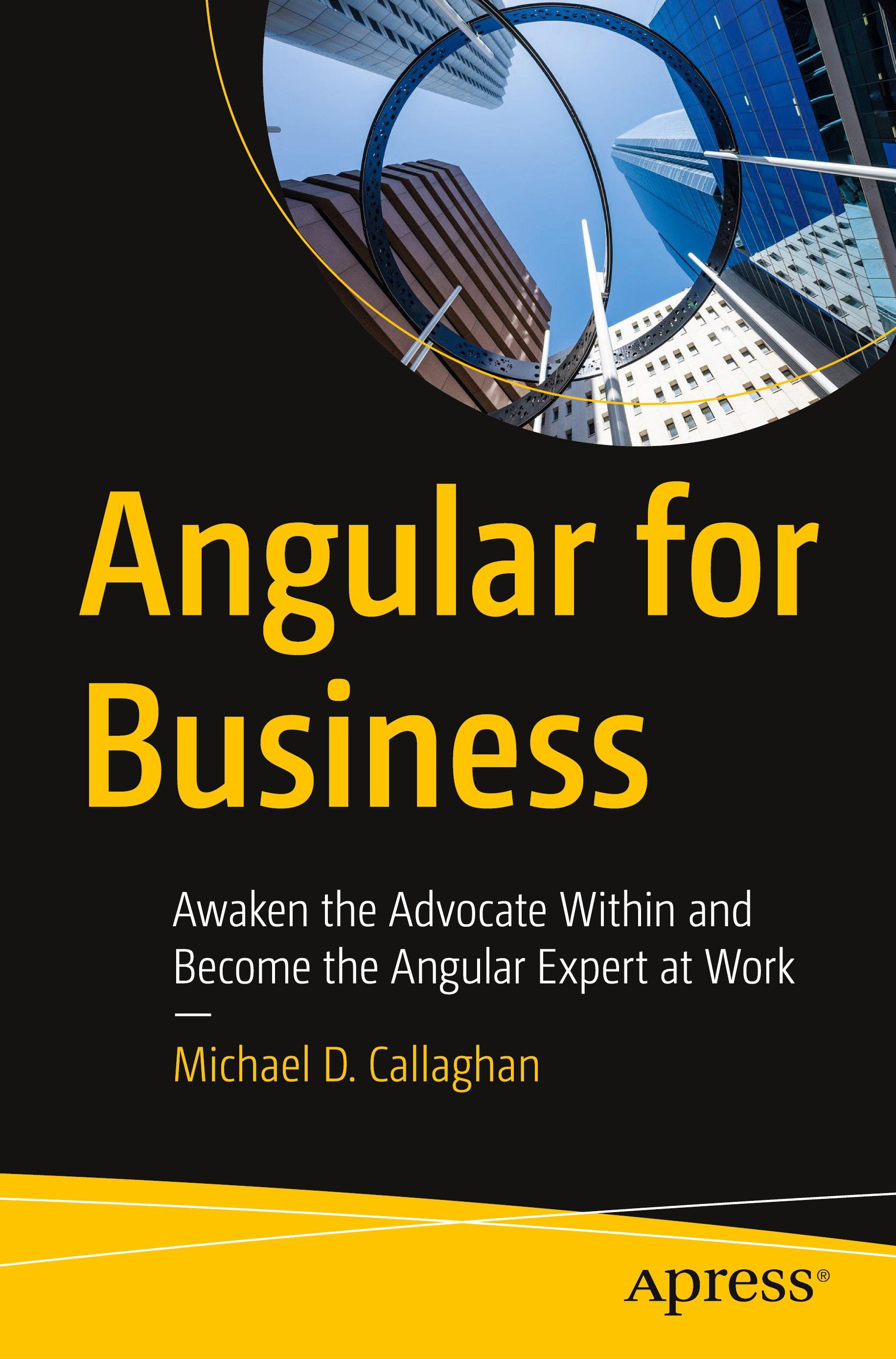 Vorderes Coverbild Angular for Business