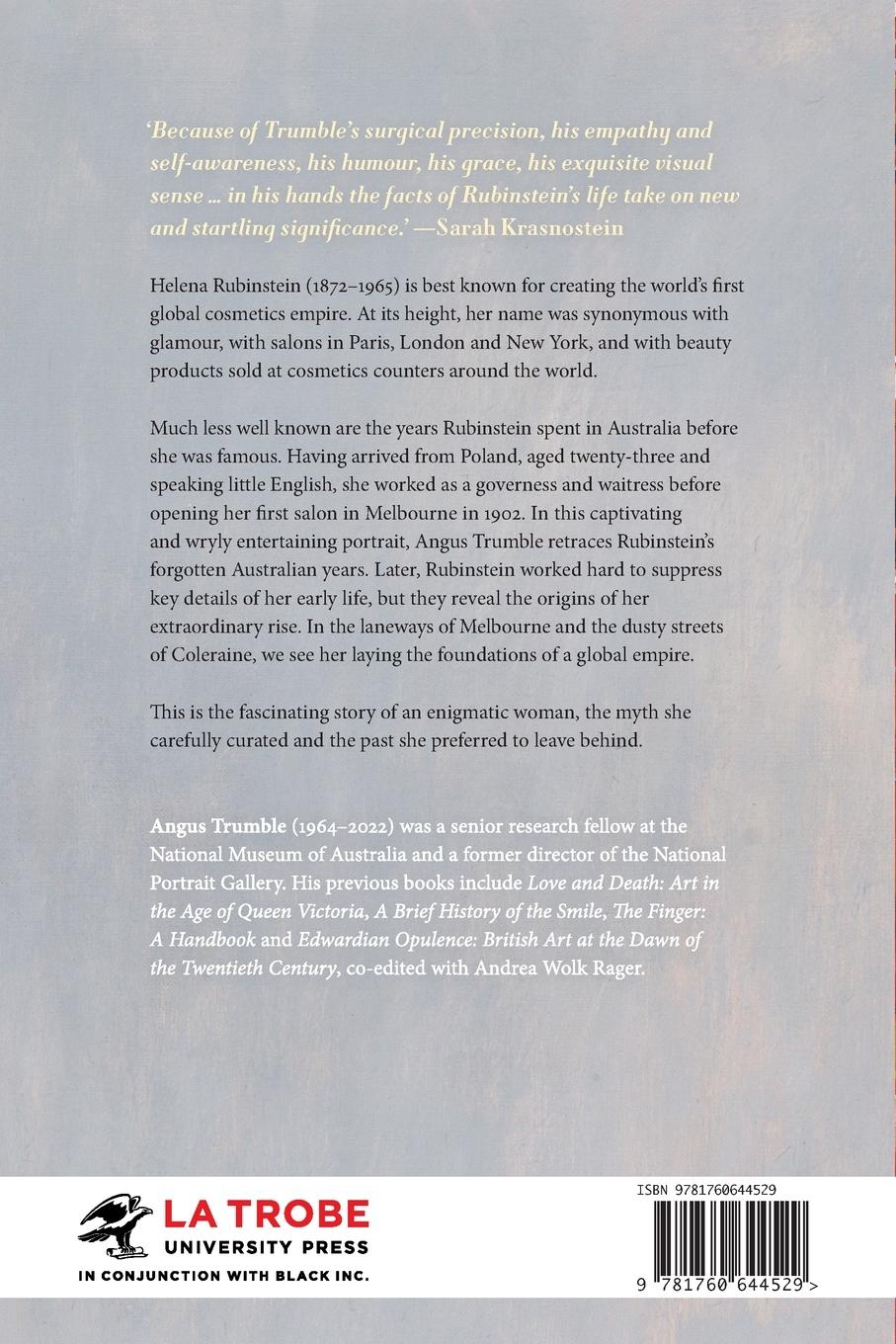 Rückseitencover Helena Rubinstein