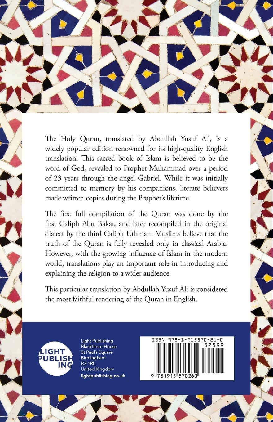 Rückseitencover The Holy Quran