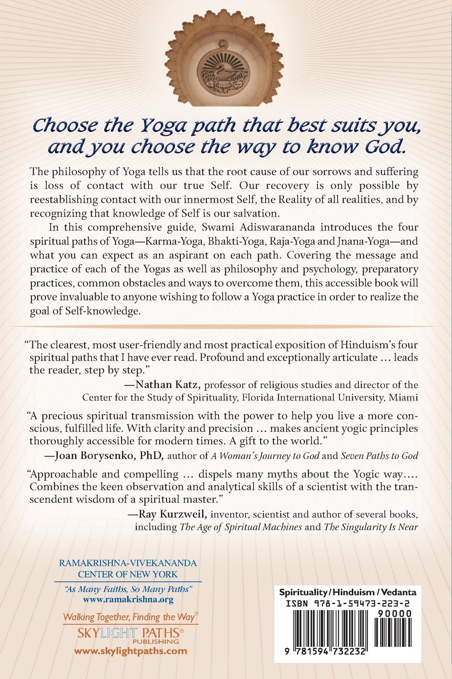 Rückseitencover The Four Yogas