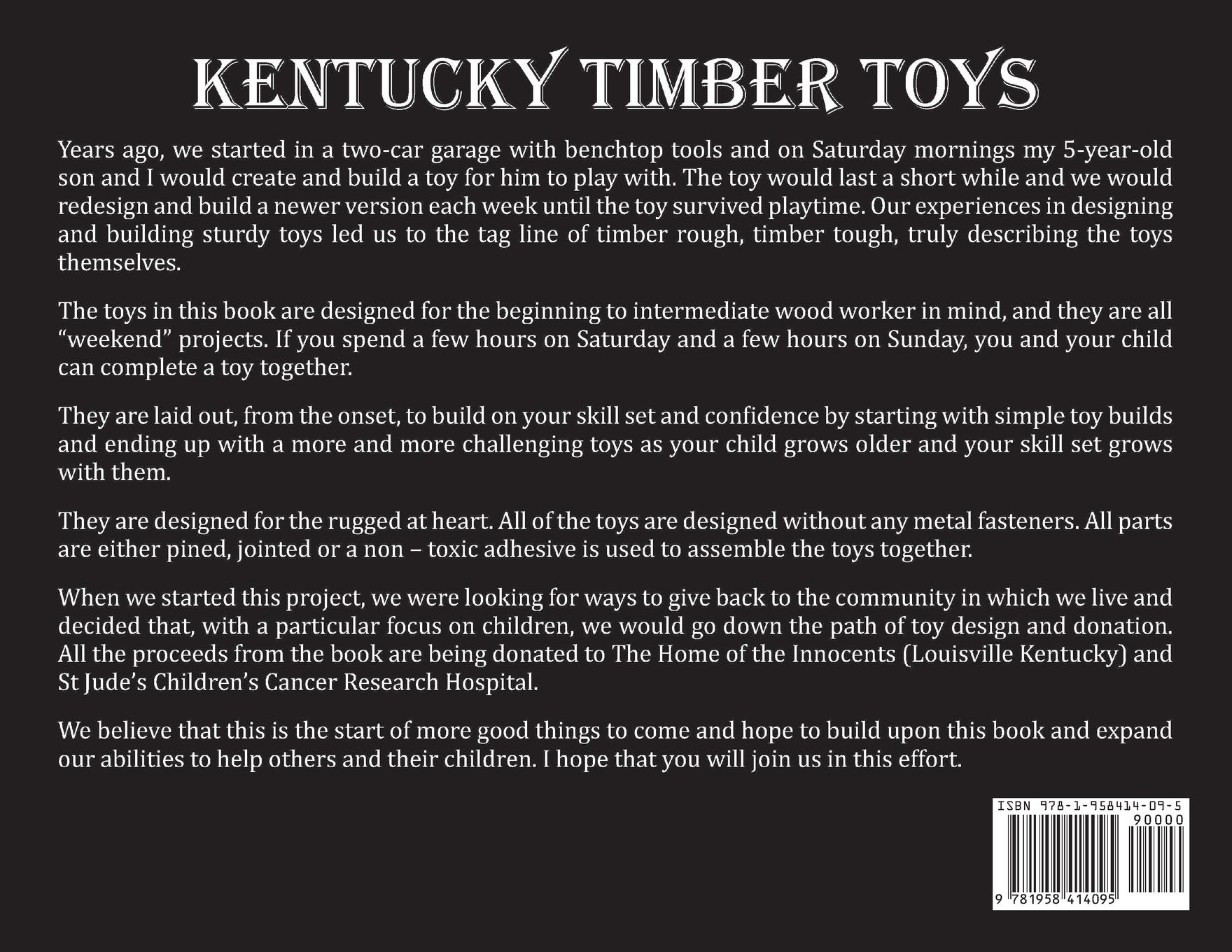 Rückseitencover Kentucky Timber Toys