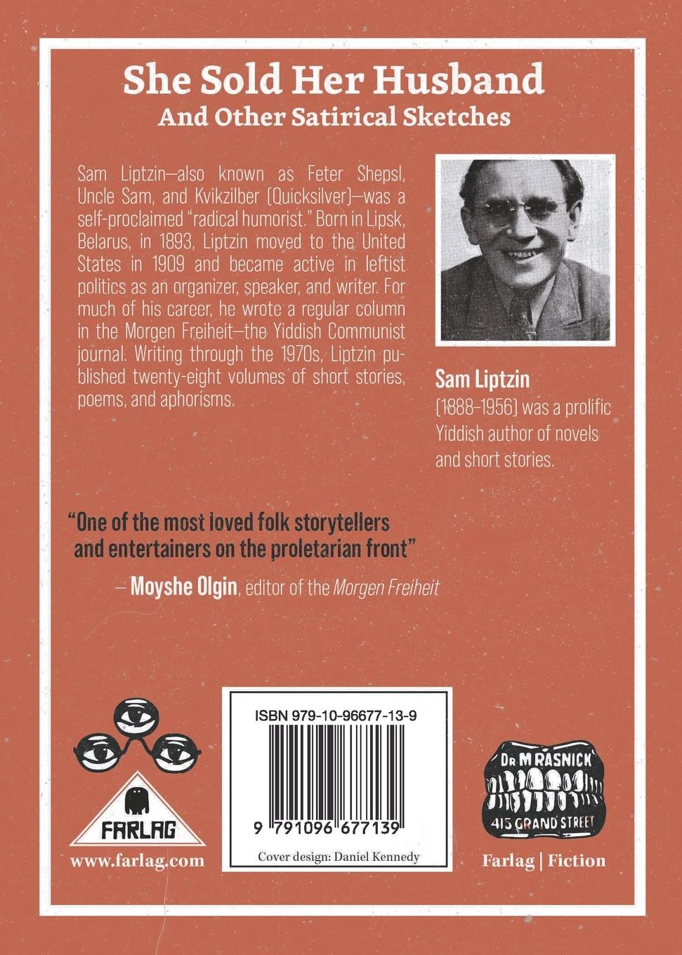 Rückseitencover She Sold Her Husband and Other Satirical Sketches