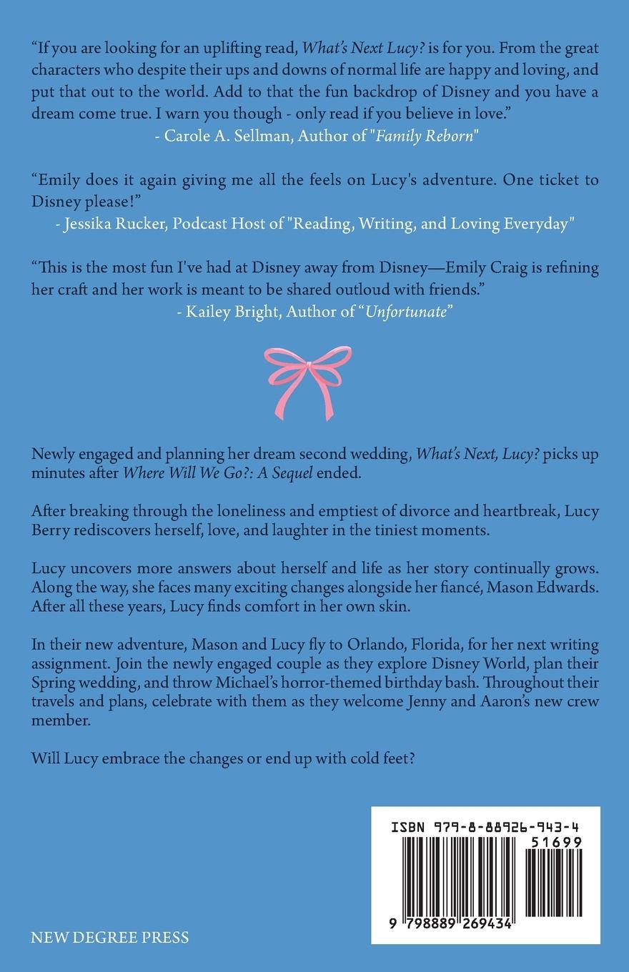Rückseitencover What's Next, Lucy?