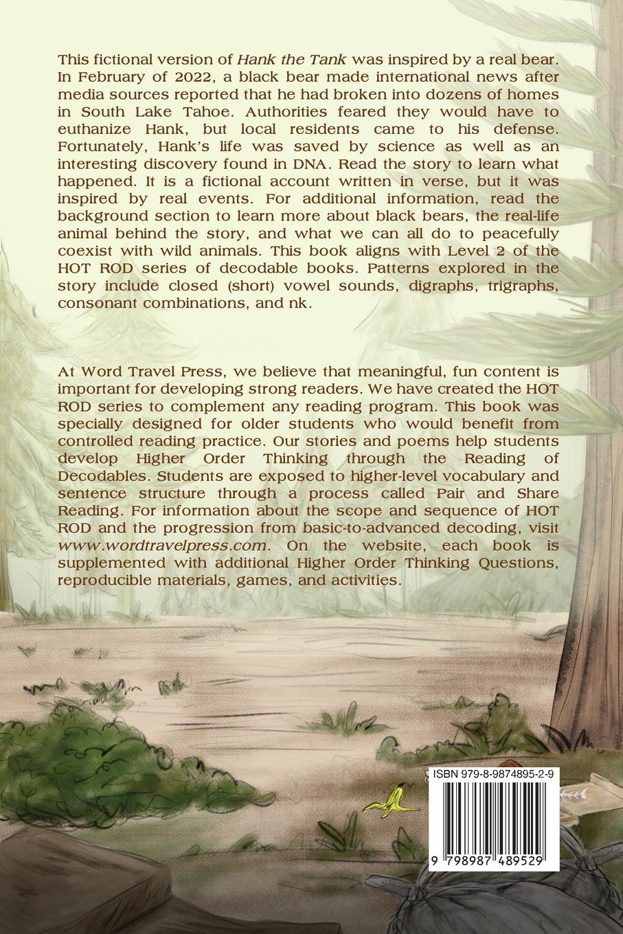 Rückseitencover Hank the Tank